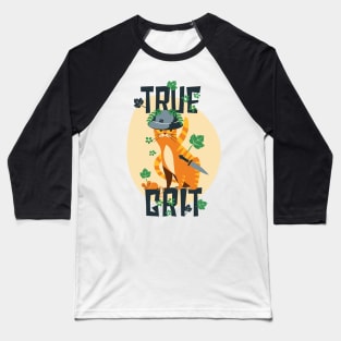 True Grit Cat Baseball T-Shirt